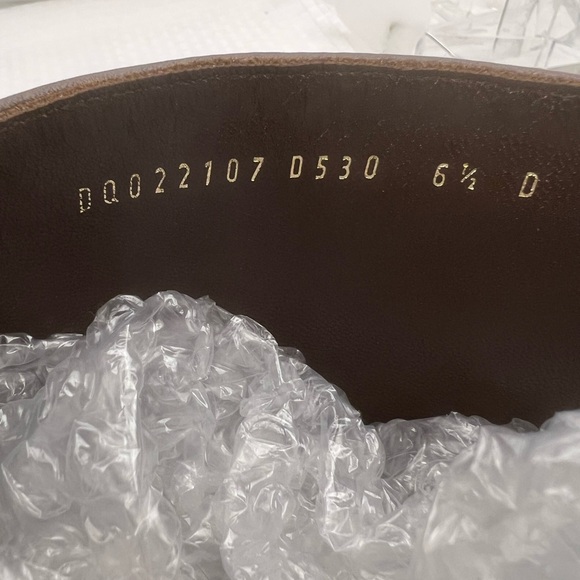 Salvatore Ferragamo Calf Hair Leather Knee High Boots Brown 6.5 - Picture 11 of 14